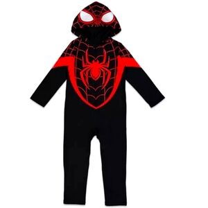 Marvel Avengers Spiderman Zip Up Overall Cosplay Coverall Boys Small